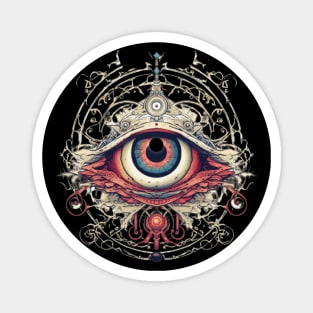 Esoteric Spiritual Third Eye Wikka Magnet